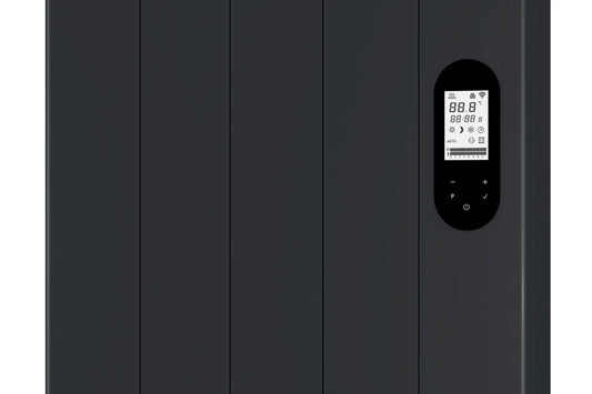 Calefacción de calidad radiador vertical Civetta negro