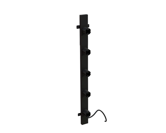 Radiador toallero eléctrico dorado con termostato L-SR0004-T