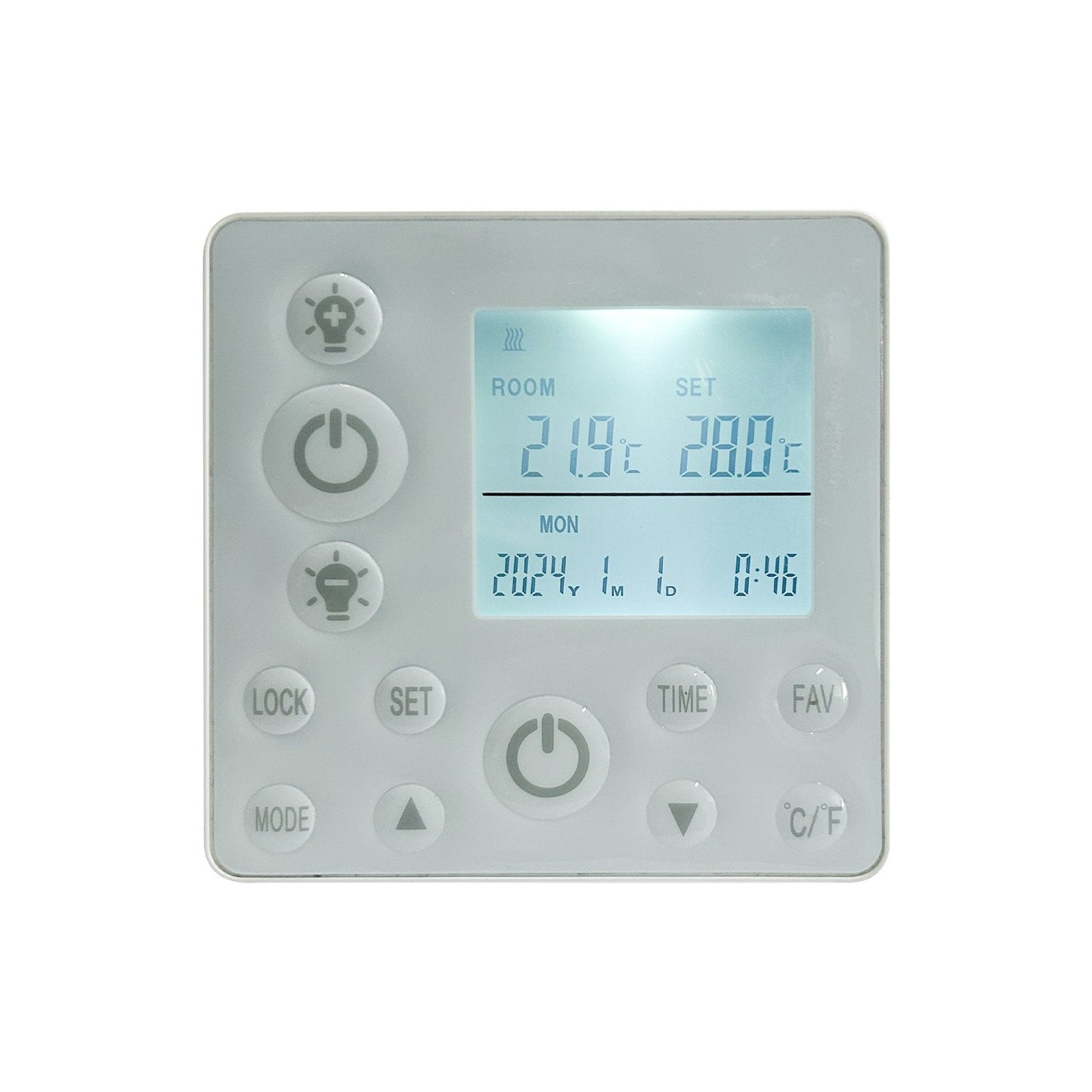 Control remoto para paneles infrarrojos con LED