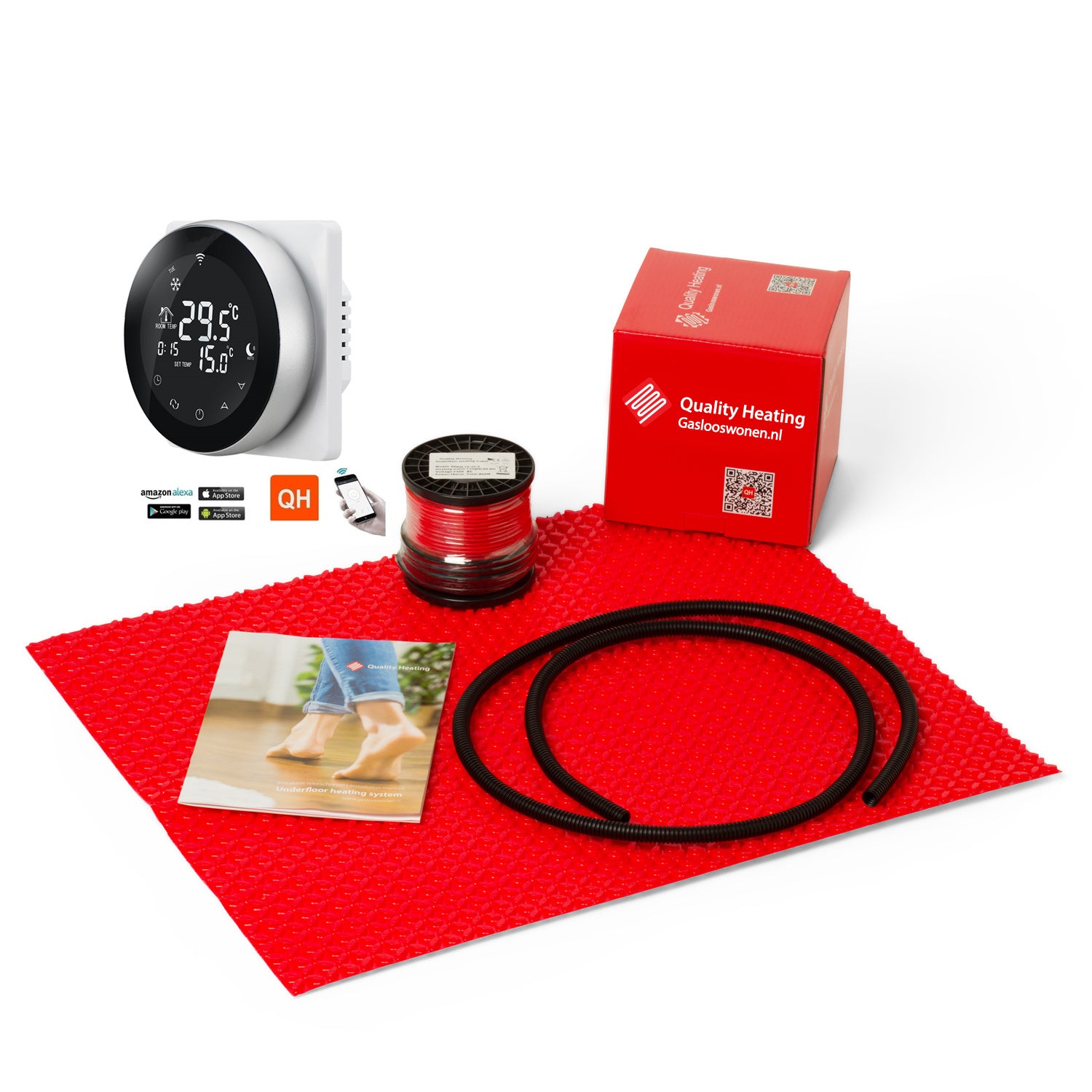 120Watt - in combination with main heating