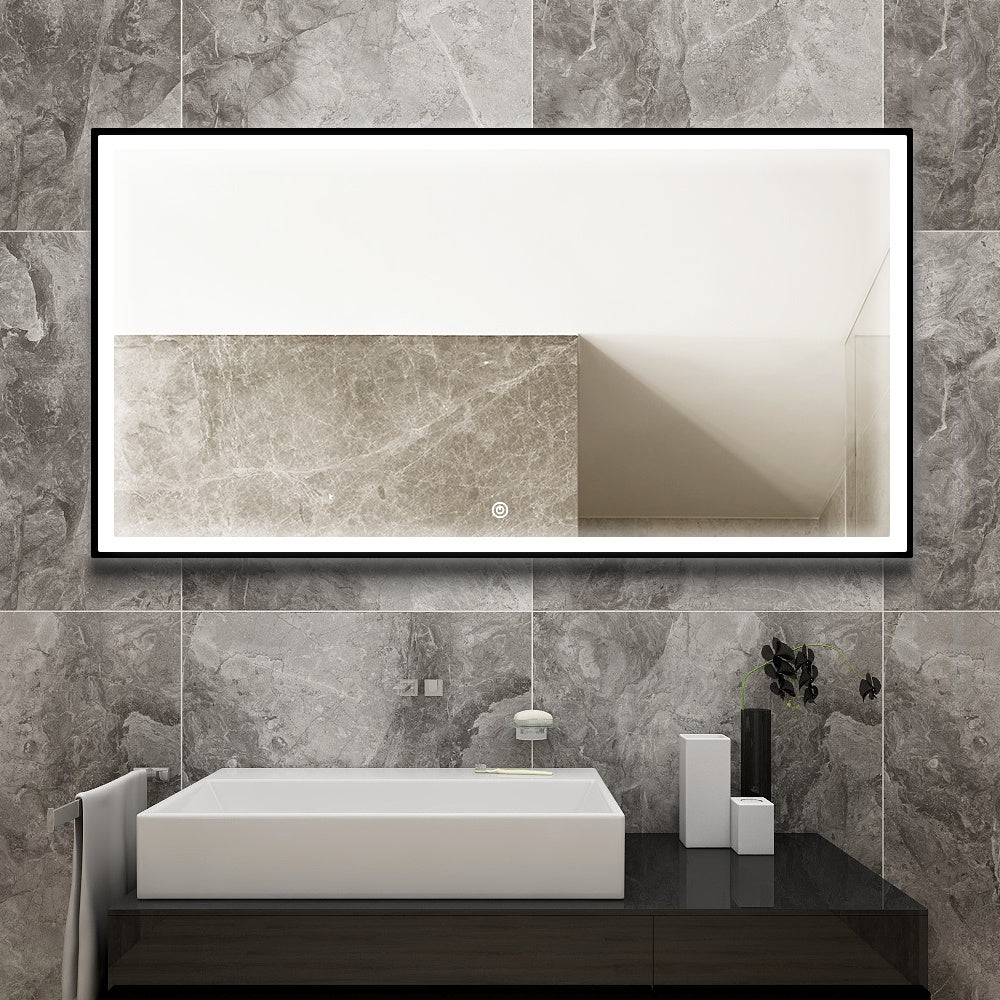 Mirrors with black frame