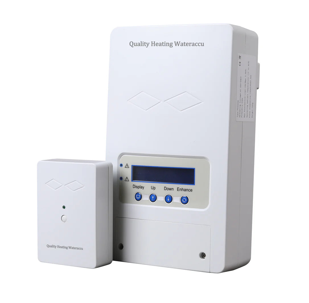 QH WaterAccu Solar Energy WaterAccu · Electric Boiler WaterAccu · AA-battery Controlled WaterAccu
