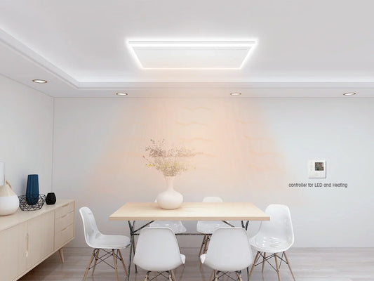 Panel infrarrojo QH-HL con iluminación LED 63x 65,5 cm 400Watt