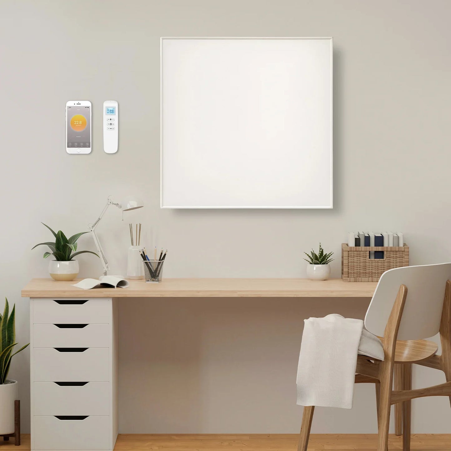 QH-SP Control remoto Wifi panel infrarrojo portátil 350, 450 y 700Watt