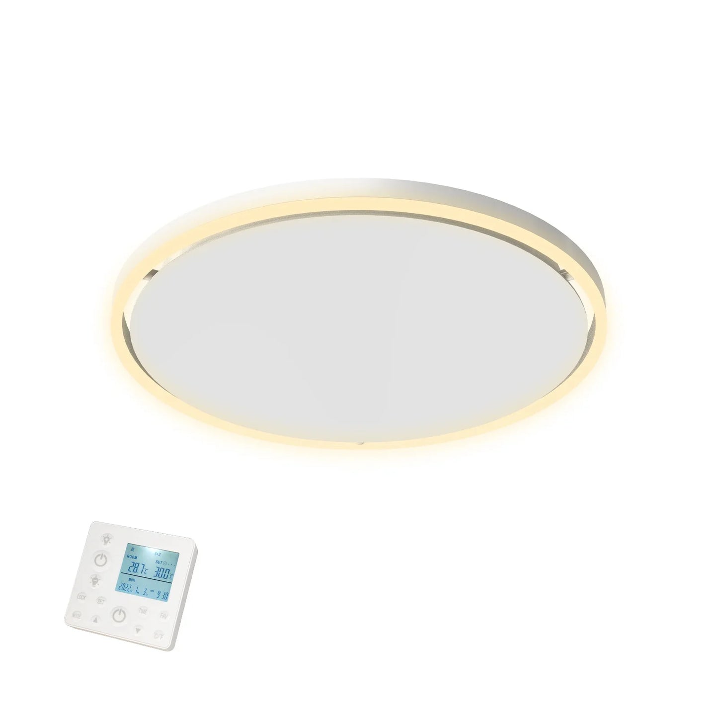 QH-GlowRing Serie panel de infrarrojos con iluminación LED 56 cm 750Watt