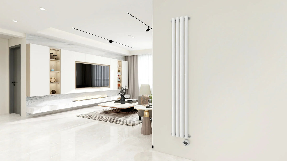 Electric Radiator vertical White Calysta 1000Watt