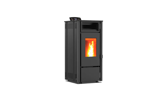 Estufa de pellets - 7.7 kW 70-80 m² - 5 niveles - temporizador - CR12