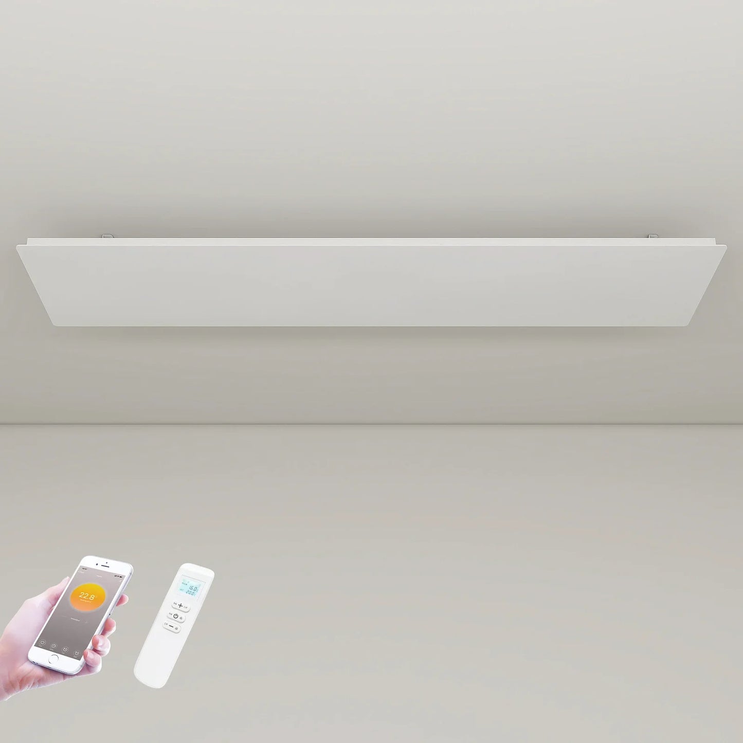 QH-ThermoAura Serie Wifi panel infrarrojo 1700 vatios 129x33 cm