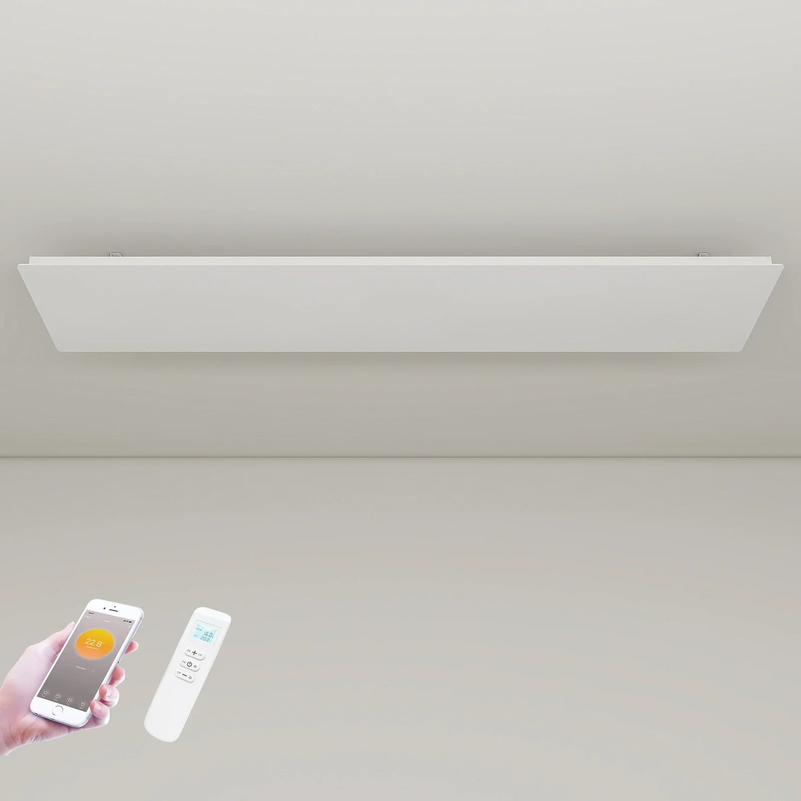 QH-ThermoAura Serie Wifi panel infrarrojo 1700 vatios 129x33 cm