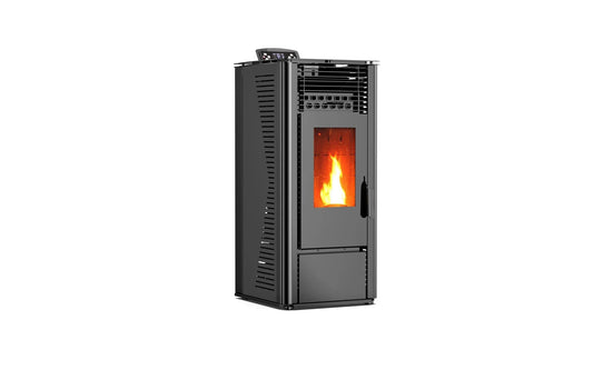 Estufa de pellets - 9,6 kW 80 - 90 m² - 5 niveles - temporizador - CR13