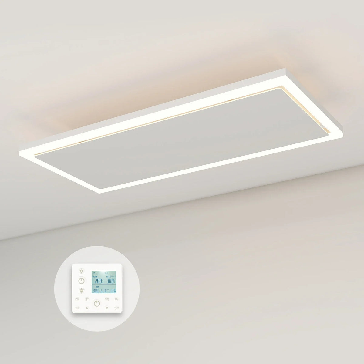 QH-InfraGlow Series Infrared Panel with LED Lighting 107x39 cm 1300watt