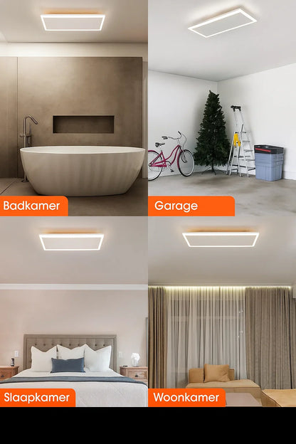 QH-InfraGlow Serie panel de infrarrojos con iluminación LED 135x39 cm 1700 vatios