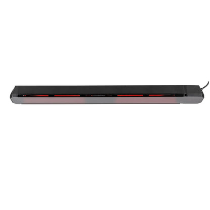 Calefactor infrarrojo de patio Calore negro 1600 - 2200Watt ajustable