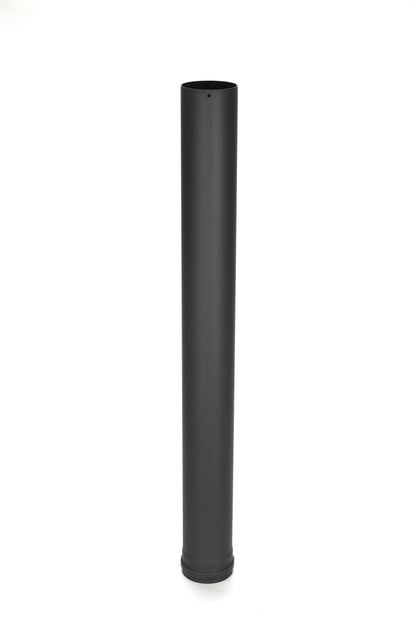 Juego de tubos para estufa de pellets - Ø 100 mm - acero al carbono - Modelo no eléctrico