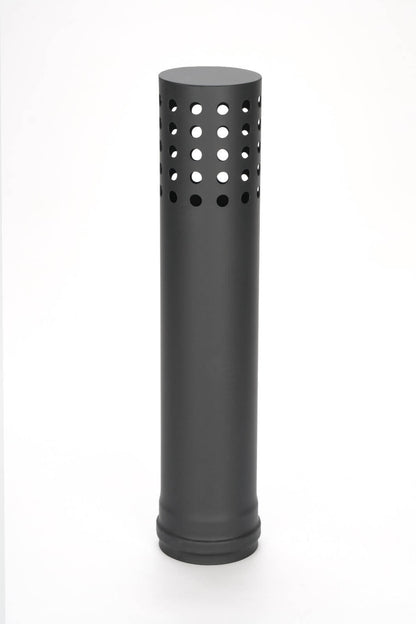 Juego de tubos para estufa de pellets - Ø 100 mm - acero al carbono - Modelo no eléctrico