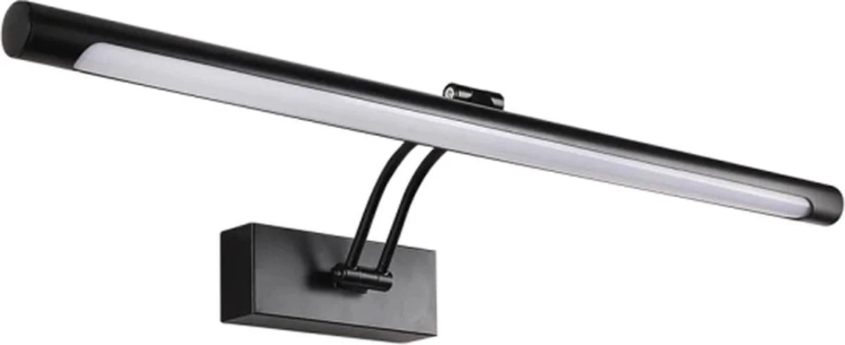 Adjustable Black LED Mirror Lamp