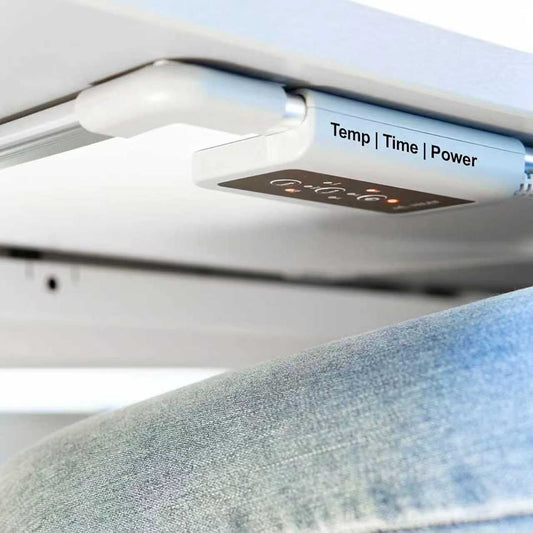 Infrarood verwarming voor bureau - 215 watt - 60 x 60 cm