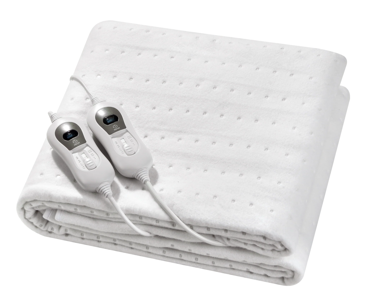 QH Electric Blanket - 2 Person 160 x 140 cm with Elastic Corners and Controllers