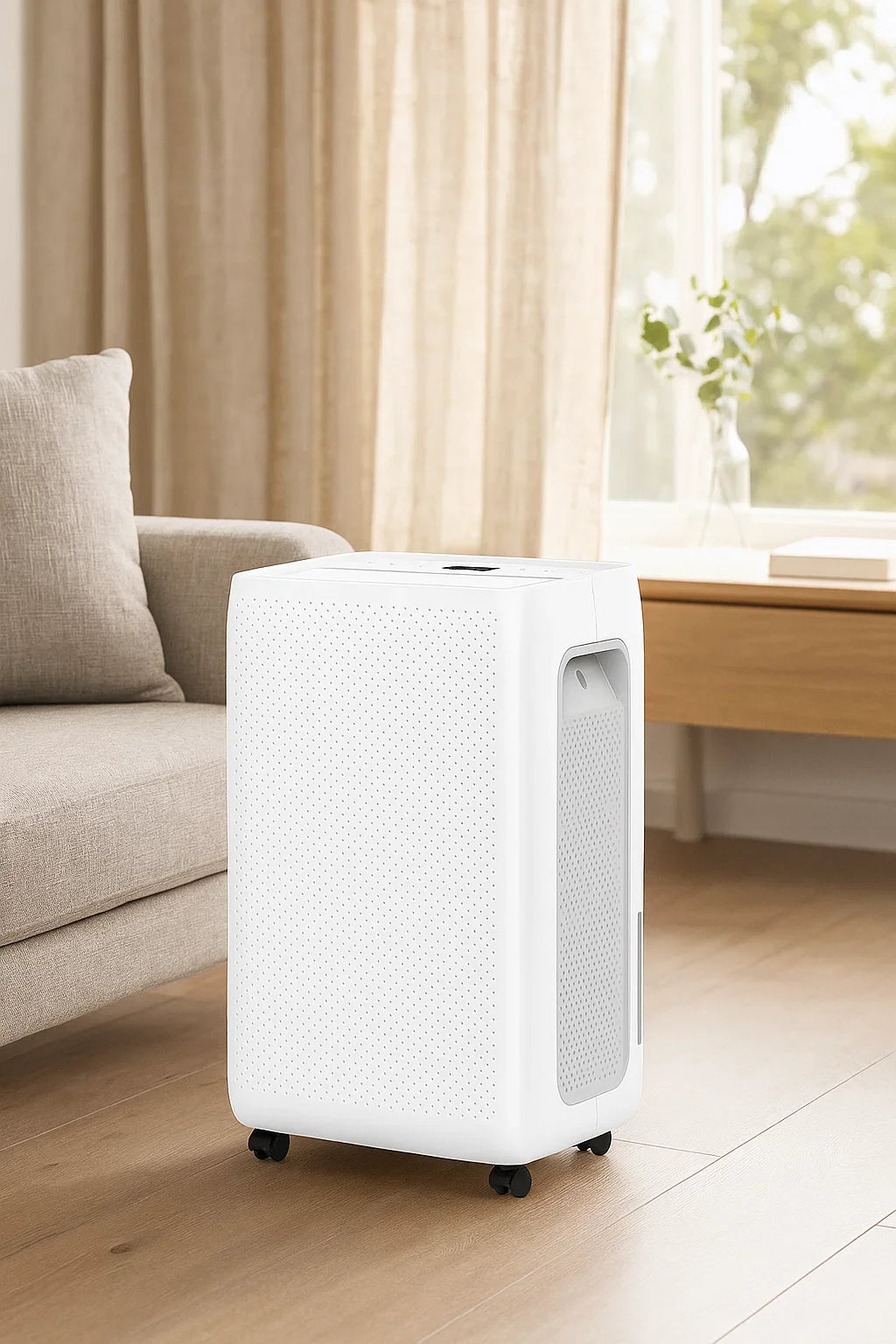 Deshumidificador compacto de 20 litros Wifi con filtro de carbono