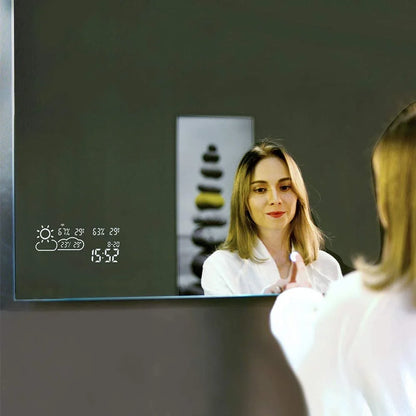 Espejo inteligente con iluminación LED calefacción por infrarrojos 60X80 250Watt