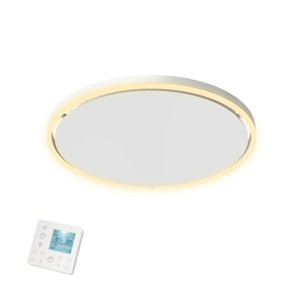 Second chance - QH-GlowRing Series infrared panel with LED lighting 56 cm 750Watt - Default