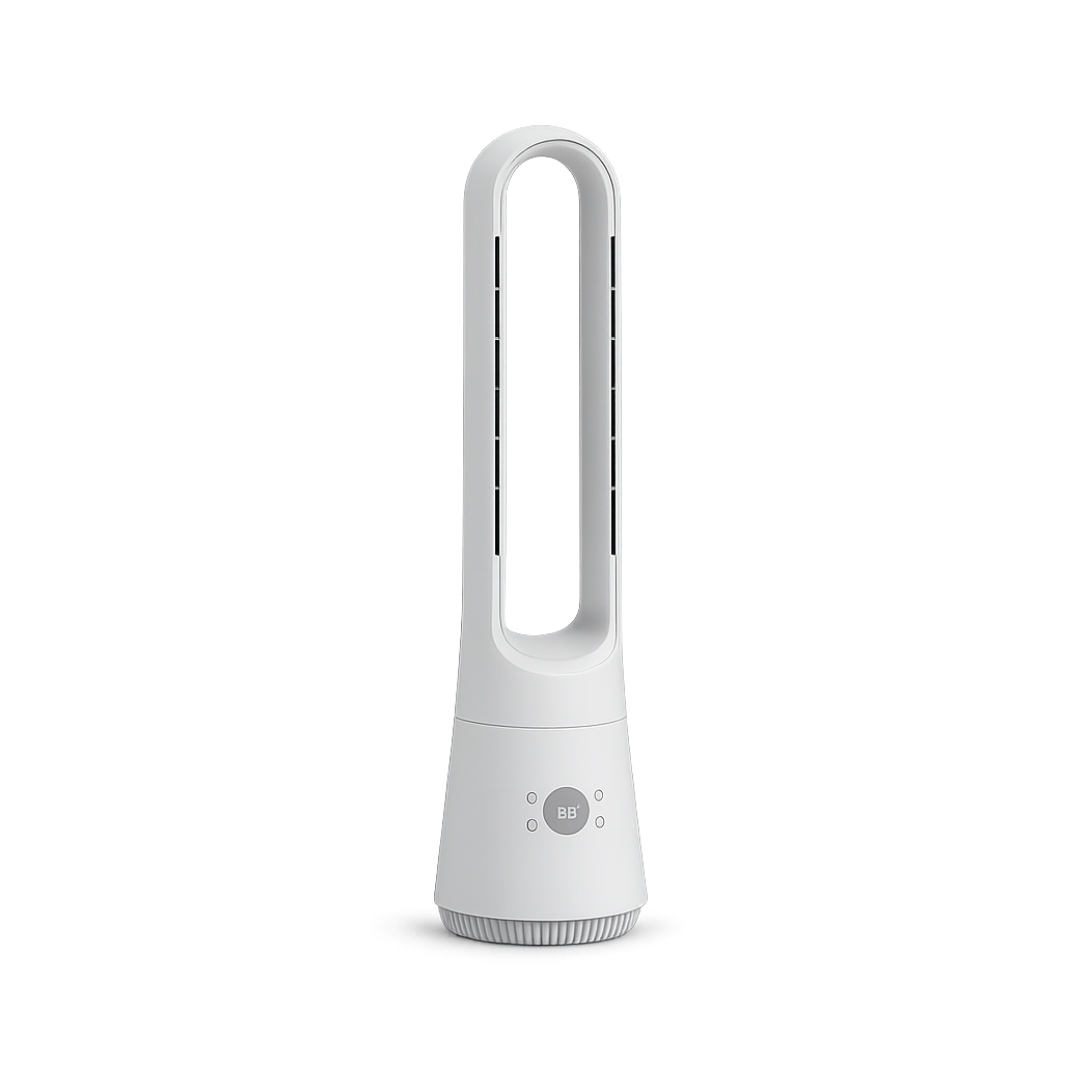 Designer fan with remote control, timer and aroma function