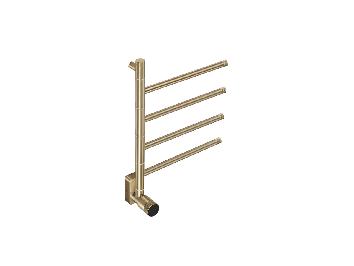 Second chance - Electric towel radiator gold with thermostat - Gold