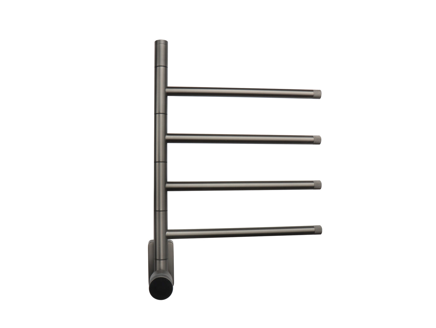 Tweedekans - Elektrische handdoek radiator gun metal look met thermostaat - Gun metal