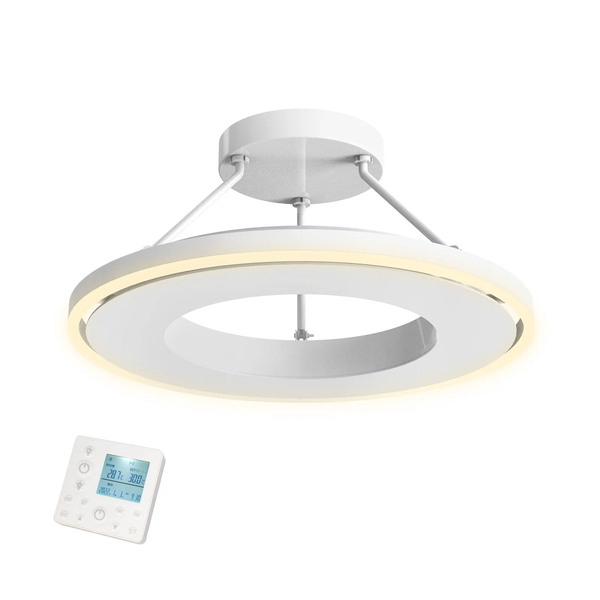 Second chance - QH-GlowRing Series infrared panel with LED lighting 60 cm 1000 watt - Default