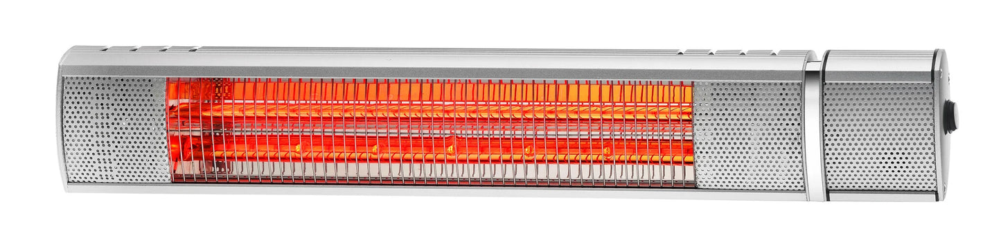 Tweedekans - QH-TH Golden heater infrarood met afstandsbediening - 2000Watt