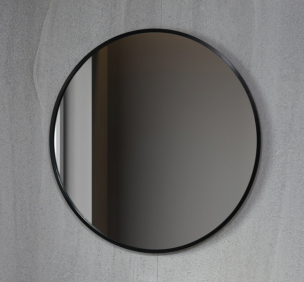 Second chance - Round mirror 100 cm with black frame - Default