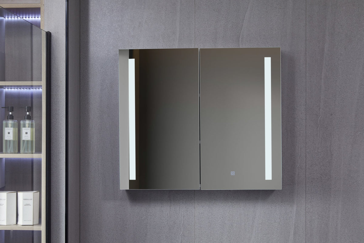 Second chance - Mirror cabinet with LED lighting 80 (w) x 70 cm (h) - Default