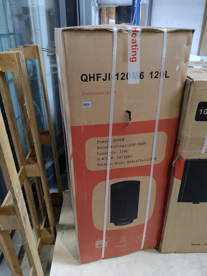 Tweedekans - 120 Liter QH dual elektrische boiler met digitale bediening - 120 Liter QH dual elektrische boiler met digitale bediening