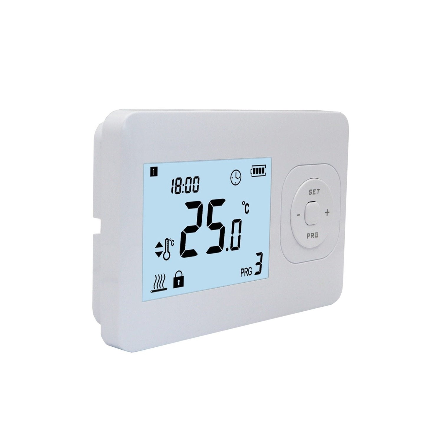 CV Reloj termostato - Digital - On/Off - Blanco