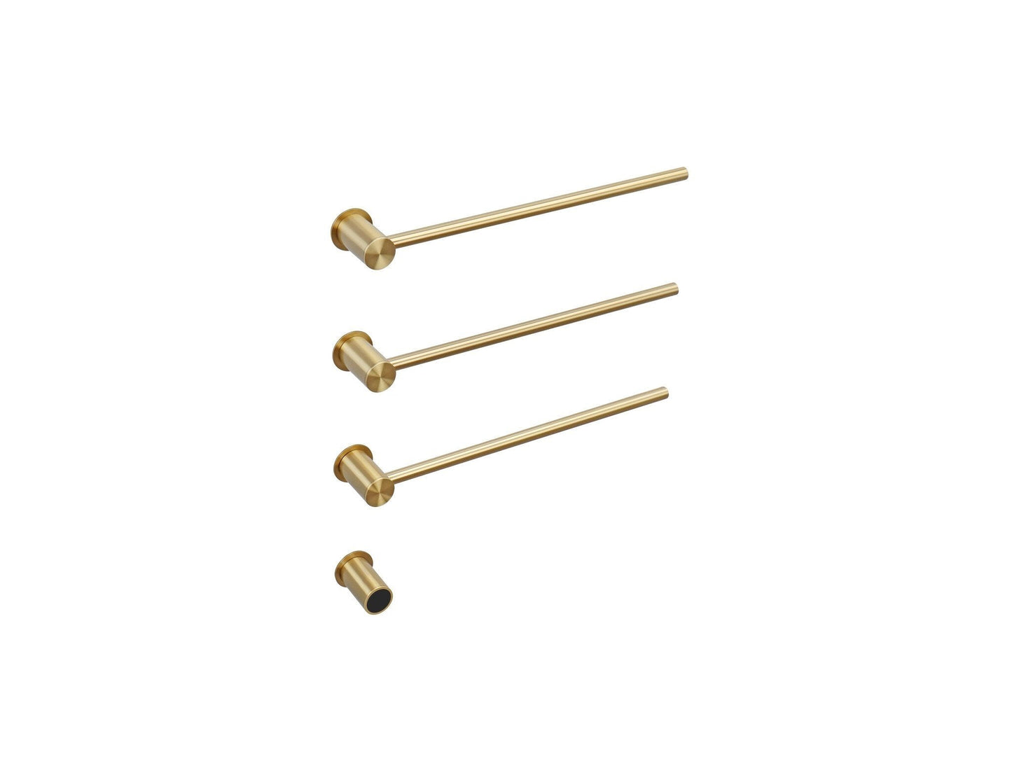 Radiador toallero eléctrico dorado con termostato L-SR0003-T