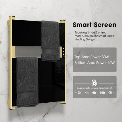Radiador eléctrico Maverick 90Watt negro-dorado