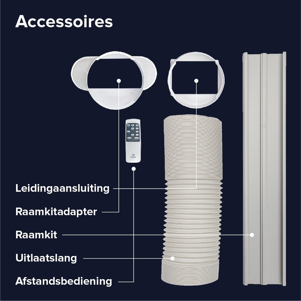 Aire acondicionado móvil Wifi deshumidificar y ventilar con junta de ventana y purificador de aire 9000btu