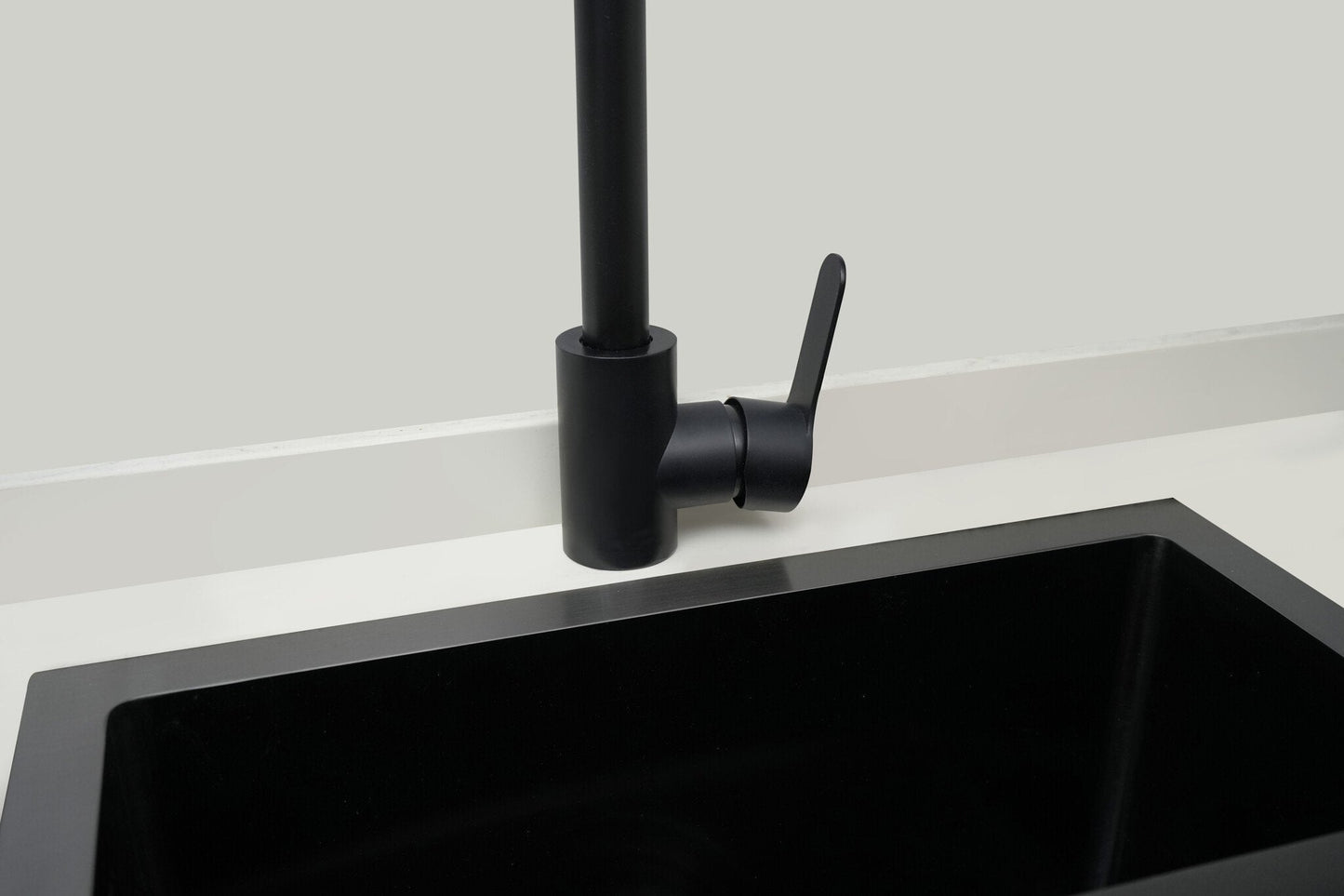 Nurion Fregadero Metal Negro 28,5 x 34,5 - Fregadero Cocina - Fregaderos Cocina - Fregadero Cocina - sin agujero para grifo acero inoxidable