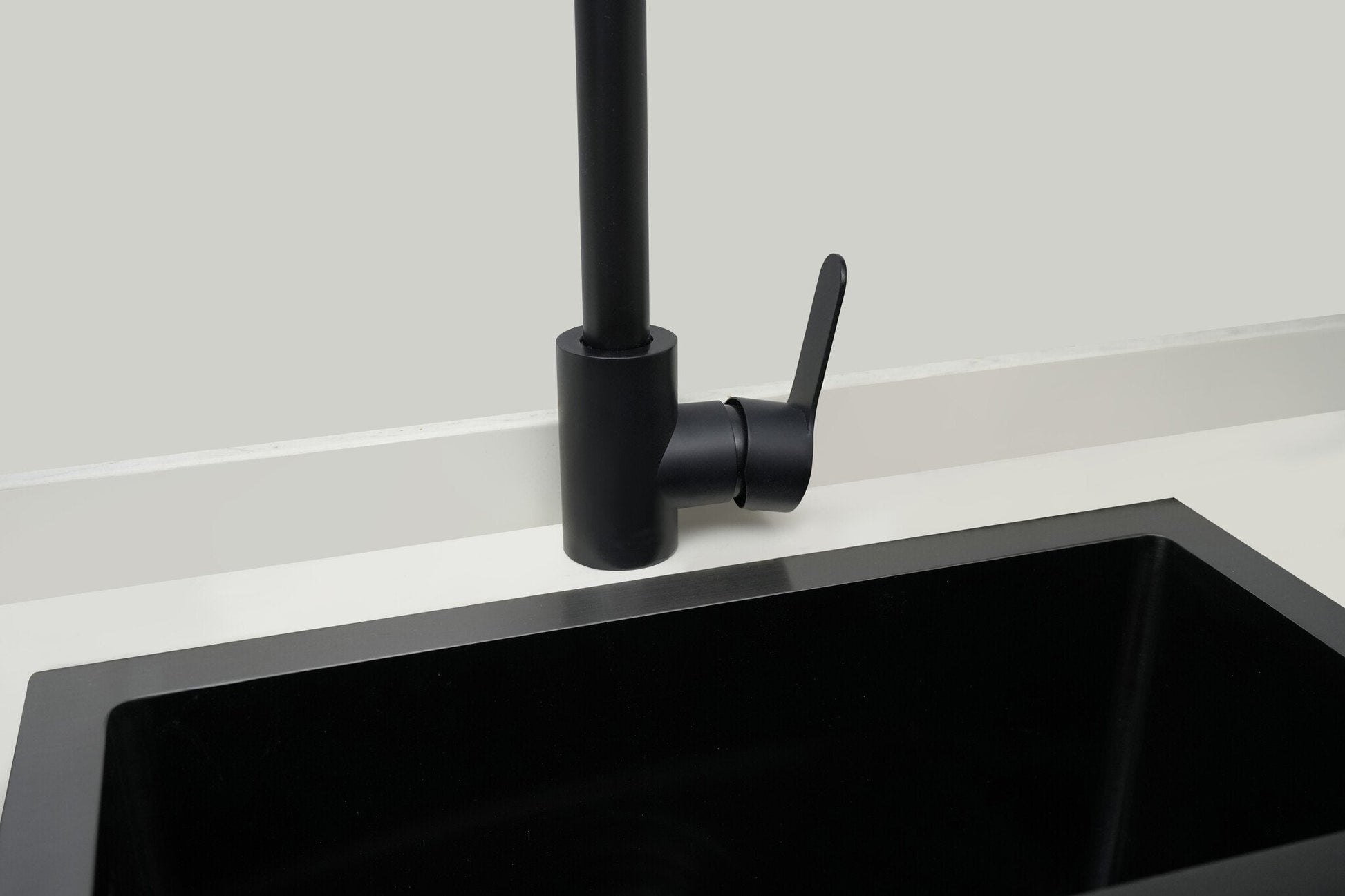 Nurion Fregadero Metal Negro 44,5 x 34,5- Fregadero Cocina - Fregaderos Cocina - Fregadero Cocina - sin agujero para grifo acero inoxidable