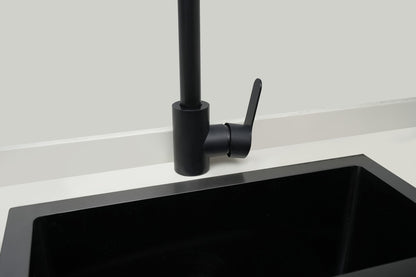 Nurion Fregadero Metal Negro 44,5 x 34,5- Fregadero Cocina - Fregaderos Cocina - Fregadero Cocina - sin agujero para grifo acero inoxidable