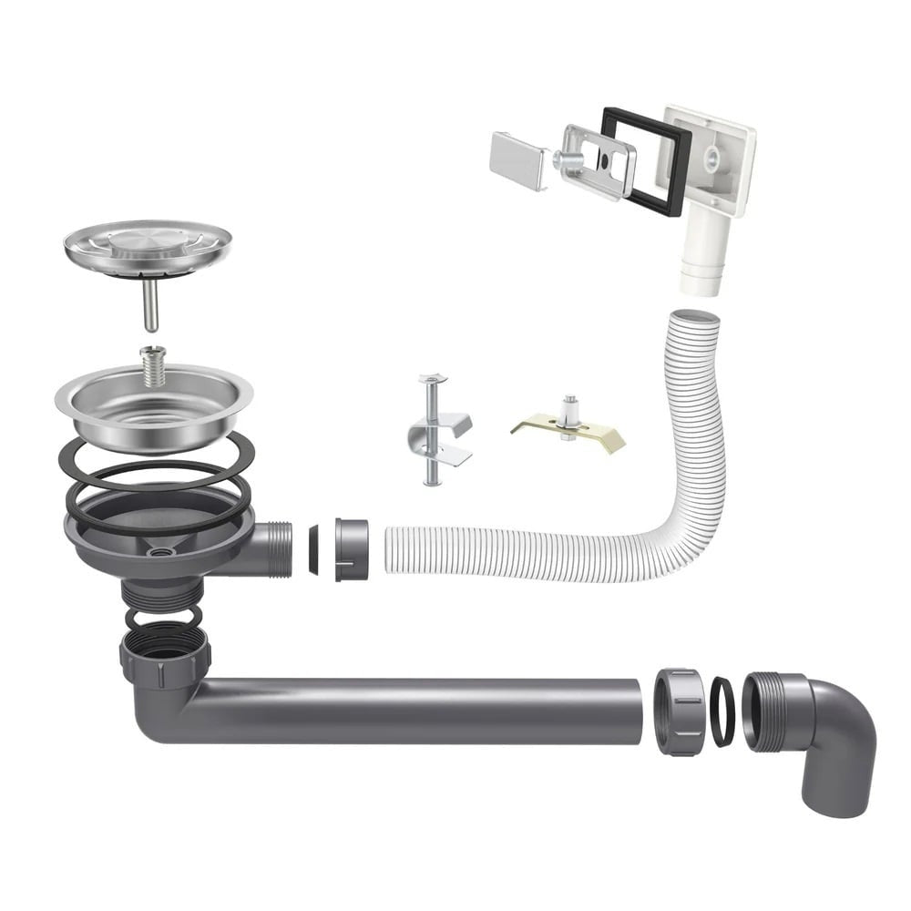Fregadero Nurion Acero Inoxidable 16,5 x 38,5 - Fregadero Cocina - Fregaderos Cocina - Fregadero Cocina - sin agujero para grifo acero inoxidable