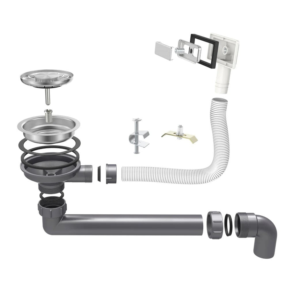 Fregadero Nurion Acero Inoxidable 28,5 x 34,5- Fregadero Cocina - Fregaderos Cocina - Fregadero Cocina - sin agujero para grifo