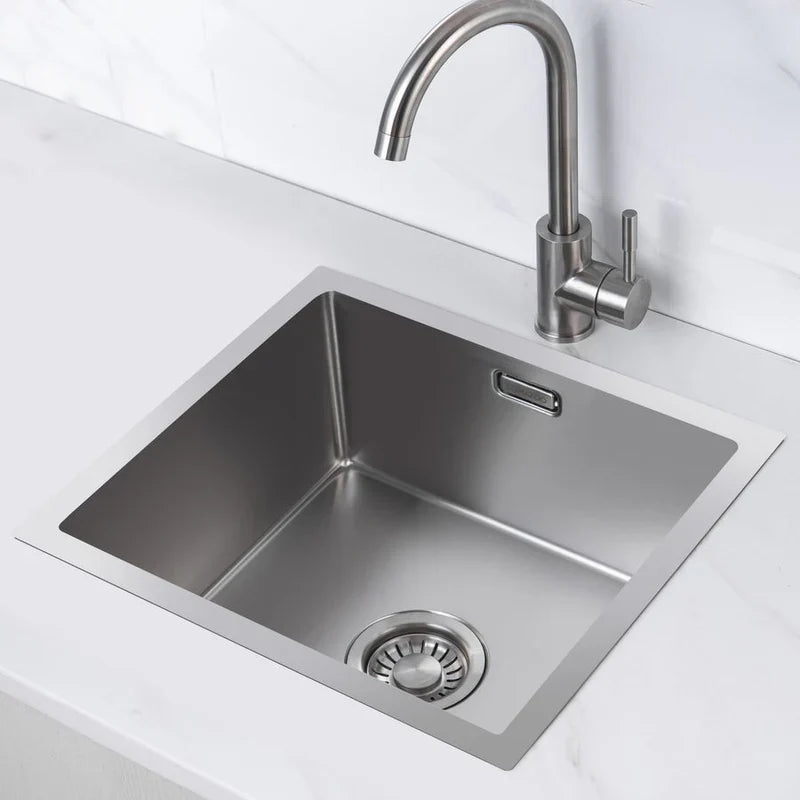 Fregadero Nurion Acero inoxidable 44,5 x 34,5 - Fregadero Cocina - Fregaderos Cocina - Fregadero Cocina - sin agujero para grifo