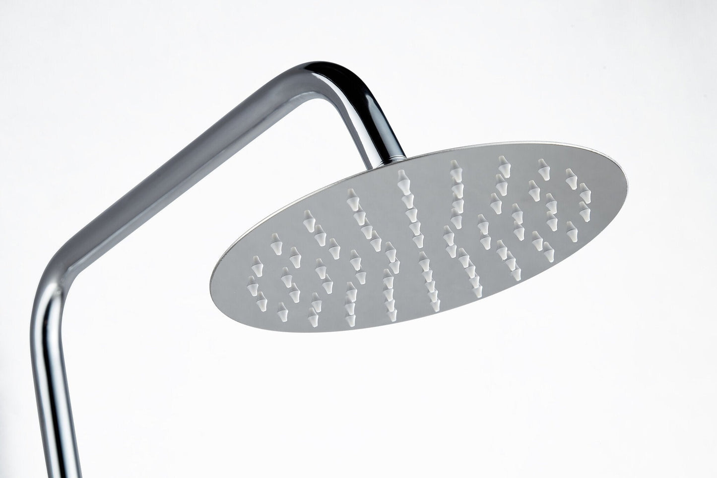 Ducha efecto lluvia de superficie cabezal 30 cm ducha termostática cromo