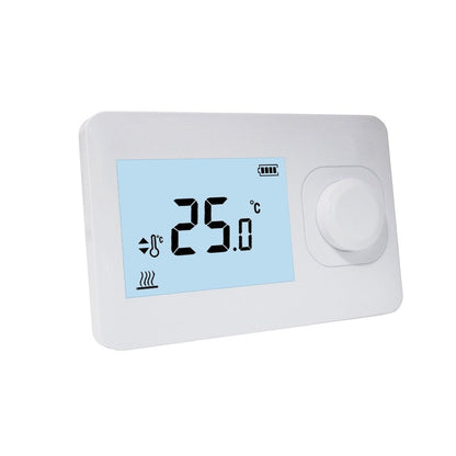 QH Termostato simple inalámbrico básico no programable, montaje en superficie