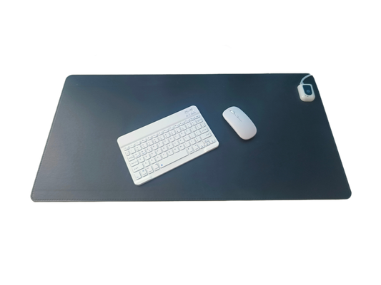 Almohadilla de escritorio infrarroja serie QH-BV negra 40 x 80 cm regulable en potencia