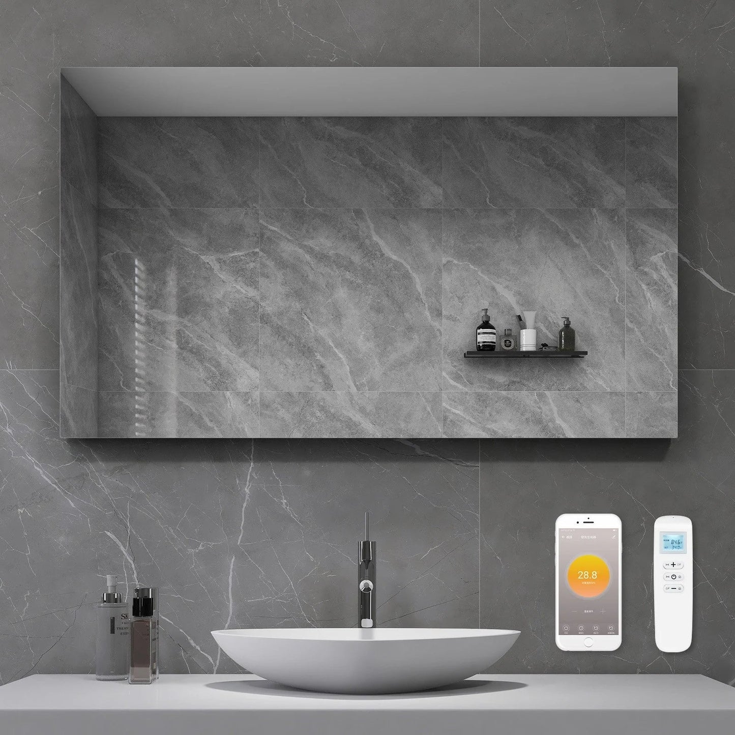QH-GM Serie infraroodspiegel 60x60 - 320Watt