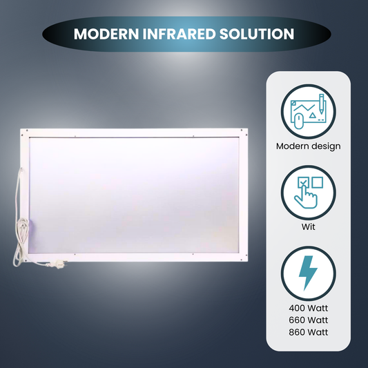 QH-H4 Panel de infrarrojos H4 Exclusive Series 59 x 119 cm - 860 vatios