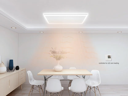 QH-HL Serie infraroodpaneel met LED verlichting 63 x 128 cm - 840Watt