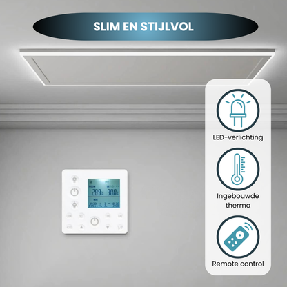 Serie QH-HL Panel Infrarrojo Wifi con Iluminación LED 63x128 cm 840Watt